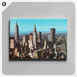 アートパネル-Manhattan Skyline
 - ボストン公共図書館 Canvas.