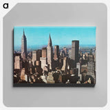 アートパネル-Manhattan Skyline
 - ボストン公共図書館 Canvas.
