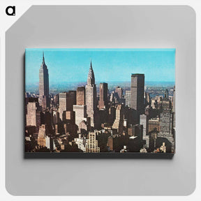 アートパネル-Manhattan Skyline
 - ボストン公共図書館 Canvas.