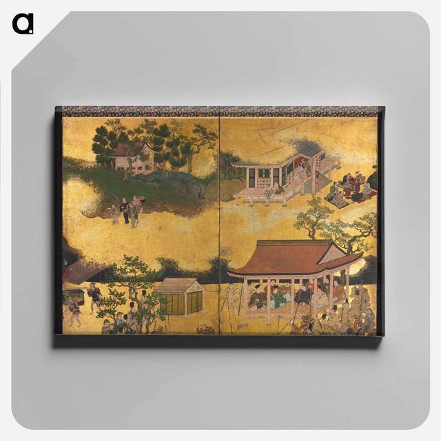アートパネル-Horse Race at the Kamo Shrine
 - クリーブランド美術館 Canvas.