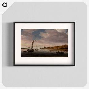 アートポスター-Rhine River View near Rhenen
 - バーンズ・コレクション Poster.
