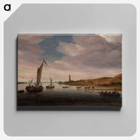 アートパネル-Rhine River View near Rhenen
 - バーンズ・コレクション Canvas.
