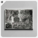 アートパネル-Bather and Geese
 - クリーブランド美術館 Canvas.