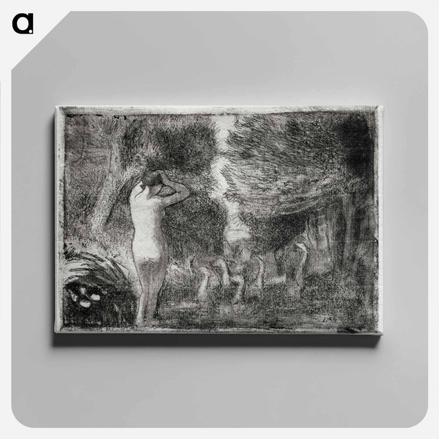 アートパネル-Bather and Geese
 - クリーブランド美術館 Canvas.