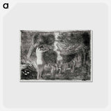 アートポストカード-Bather and Geese
 - クリーブランド美術館 Postcard.
