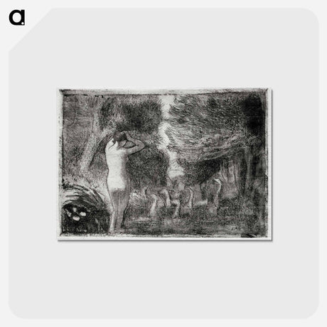 アートポストカード-Bather and Geese
 - クリーブランド美術館 Postcard.