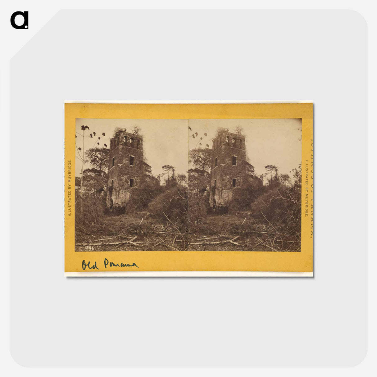 アートポストカード-Old Panama. Watch Tower.
 - エドワード マイブリッジ Postcard.