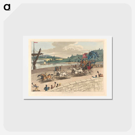 アートポストカード-Stage Coach with the News of Peace
 - イェール大学アートギャラリー Postcard.