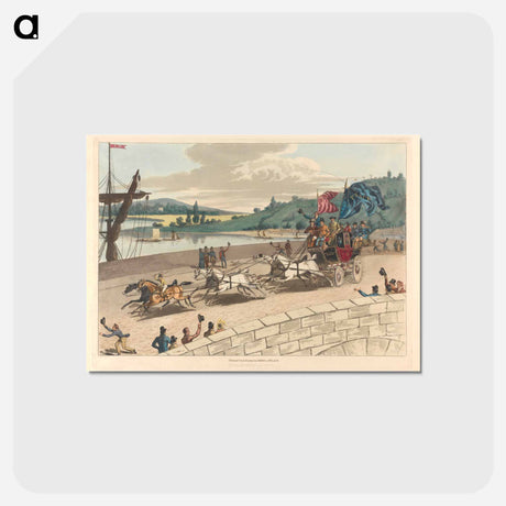 アートポストカード-Stage Coach with the News of Peace
 - イェール大学アートギャラリー Postcard.