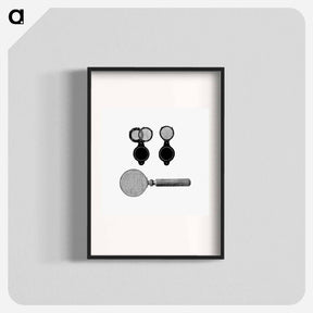アートポスター-Magnifying Set Illustration
 - 大英図書館 Poster.