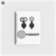 アートメモ帳-Magnifying Set Illustration
 - 大英図書館 Memo.