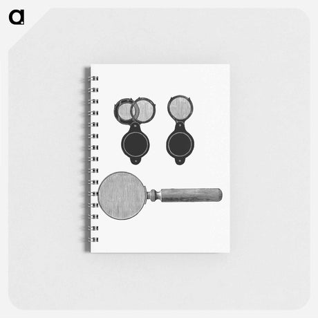 アートメモ帳-Magnifying Set Illustration
 - 大英図書館 Memo.