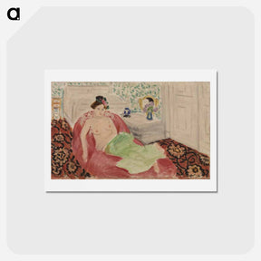 アートポストカード-The Red Couch - アンリ マティス Postcard.