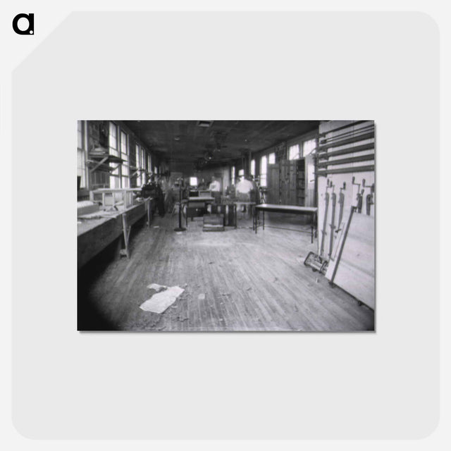アートポストカード-Woodworking Room, Fitzsimons General Hospital
 - 国立医学図書館 Postcard.