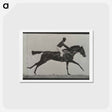 アートポストカード-Galloping Horse and Rider
 - エドワード マイブリッジ Postcard.