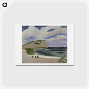 アートポストカード-Women on the Beach, Etrétat - アンリ マティス Postcard.