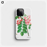 Robinia rosea (Robinier rose) - Pierre Joseph Redouté Phone Case.