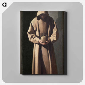 アートパネル-St. Francis Contemplating a Skull
 - セントルイス美術館 Canvas.