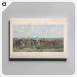 アートパネル-Fores's National Sports: Racing - Saddling
 - イェール大学アートギャラリー Canvas.