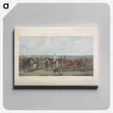 アートパネル-Fores's National Sports: Racing - Saddling
 - イェール大学アートギャラリー Canvas.