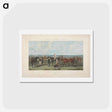 アートポストカード-Fores's National Sports: Racing - Saddling
 - イェール大学アートギャラリー Postcard.
