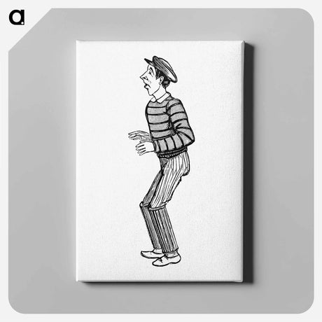 アートパネル-The Australian Cricket Player
 - 大英図書館 Canvas.