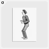 アートポストカード-The Australian Cricket Player
 - 大英図書館 Postcard.