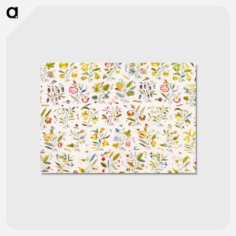 アートポストカード-Floral Embroidery Pattern
 - クリーブランド美術館 Postcard.