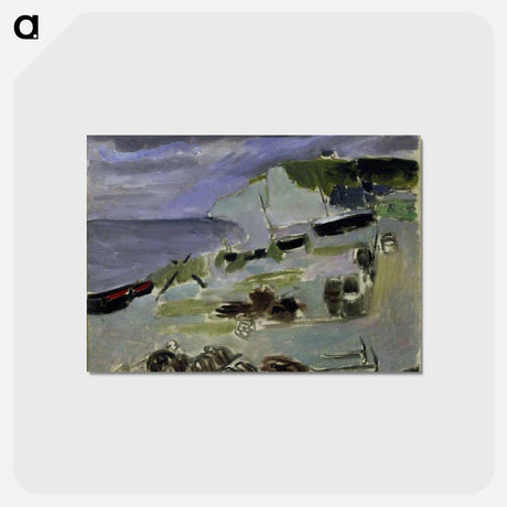 アートポストカード-Boats on the Beach, Etrétat - アンリ マティス Postcard.