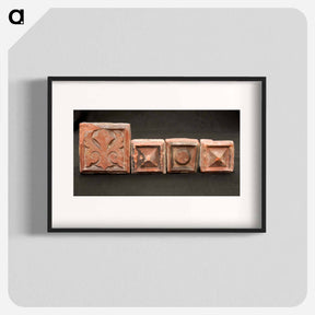 アートポスター-Bricks from the Old Red Brick
 - 国立医学図書館 Poster.