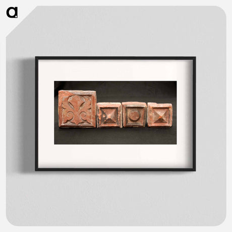 アートポスター-Bricks from the Old Red Brick
 - 国立医学図書館 Poster.