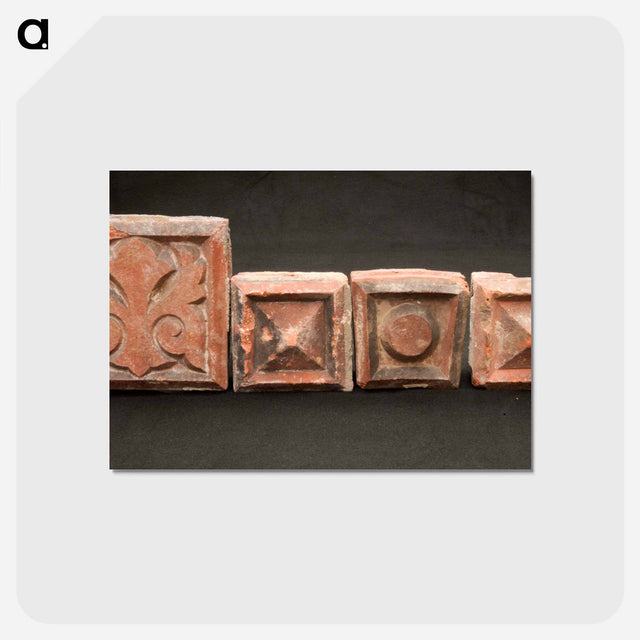 アートポストカード-Bricks from the Old Red Brick
 - 国立医学図書館 Postcard.