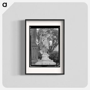 アートポスター-Statue in front of Saint John's Church
 - ラッセル リー Poster.
