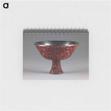 アートメモ帳-Stem Cup with Chrysanthemums
 - セントルイス美術館 Memo.