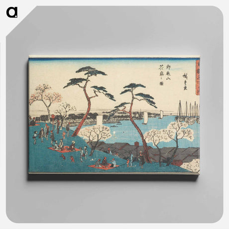 アートパネル-Cherry Blossoms in Full Bloom at Goten-yama
 - 歌川 広重 Canvas.