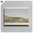 アートパネル-A Perspective of ye Royal Palace of Somerset next ye River
 - イェール大学アートギャラリー Canvas.