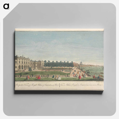 アートパネル-A Perspective of ye Royal Palace of Somerset next ye River
 - イェール大学アートギャラリー Canvas.
