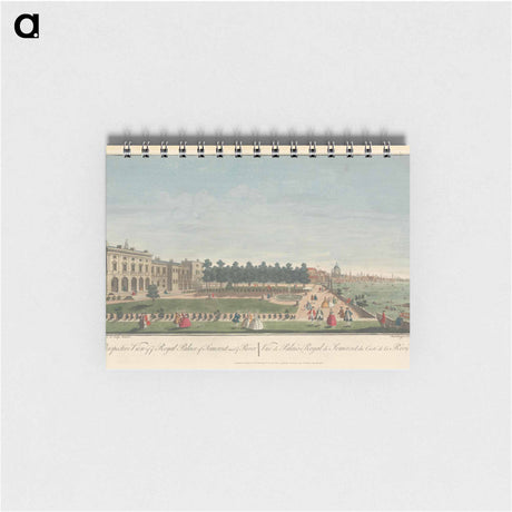 アートメモ帳-A Perspective of ye Royal Palace of Somerset next ye River
 - イェール大学アートギャラリー Memo.