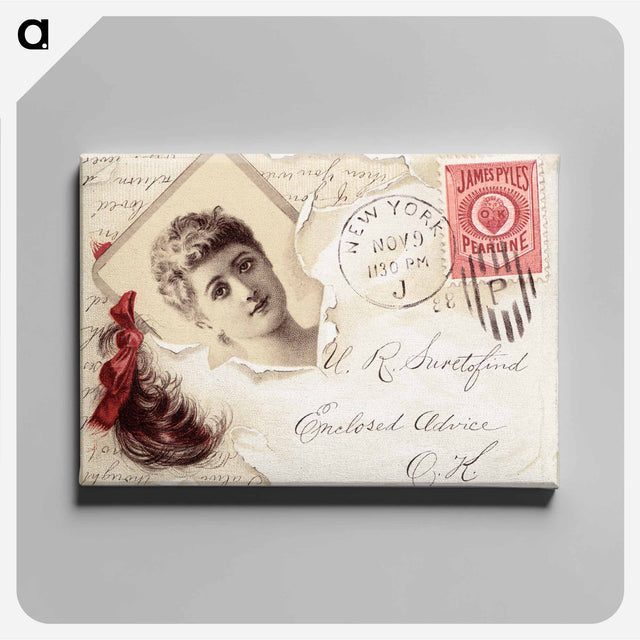 アートパネル-Pearline Trade Card
 - ボストン公共図書館 Canvas.
