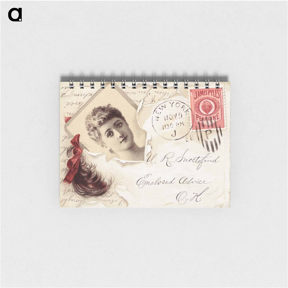 アートメモ帳-Pearline Trade Card
 - ボストン公共図書館 Memo.