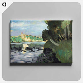 アートパネル-Bords De La Seine À Vétheuil - アンリ マティス Canvas.