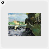 アートポストカード-Bords De La Seine À Vétheuil - アンリ マティス Postcard.