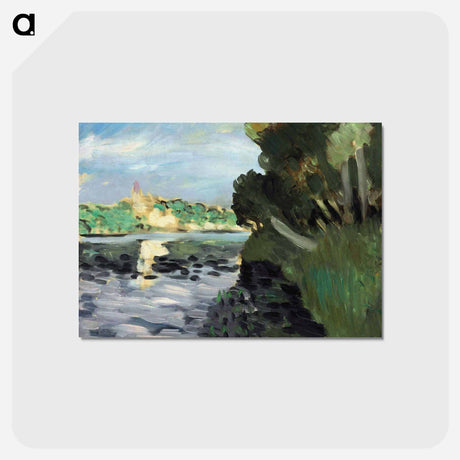 アートポストカード-Bords De La Seine À Vétheuil - アンリ マティス Postcard.
