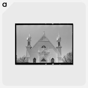 アートポストカード-Church, Dalhart, Texas
 - ラッセル リー Postcard.