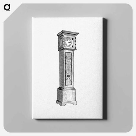 アートパネル-Penn's Clock from The Historic Mansions And Buildings Of Philadelphia, With Some Notice Of Their Owners And Occupants
 - 大英図書館 Canvas.
