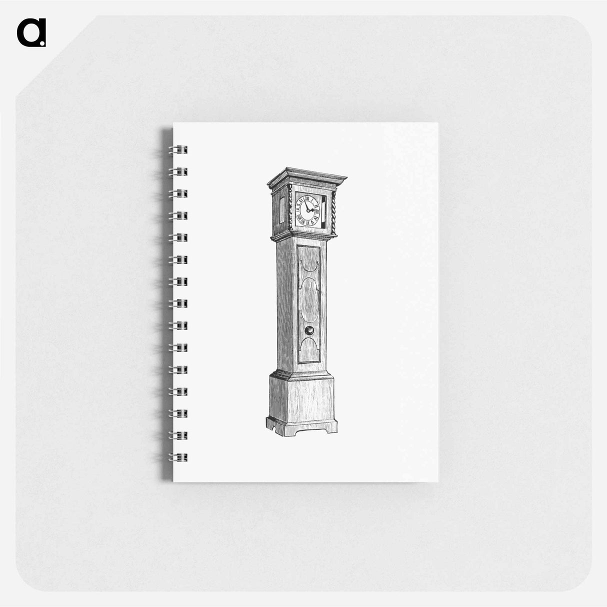 アートメモ帳-Penn's Clock from The Historic Mansions And Buildings Of Philadelphia, With Some Notice Of Their Owners And Occupants
 - 大英図書館 Memo.