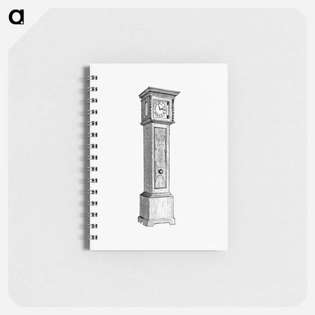 アートメモ帳-Penn's Clock from The Historic Mansions And Buildings Of Philadelphia, With Some Notice Of Their Owners And Occupants
 - 大英図書館 Memo.