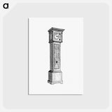 アートポストカード-Penn's Clock from The Historic Mansions And Buildings Of Philadelphia, With Some Notice Of Their Owners And Occupants
 - 大英図書館 Postcard.
