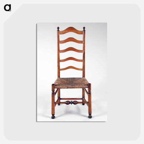 アートポストカード-Ladder-Back Side Chair
 - バーンズ・コレクション Postcard.