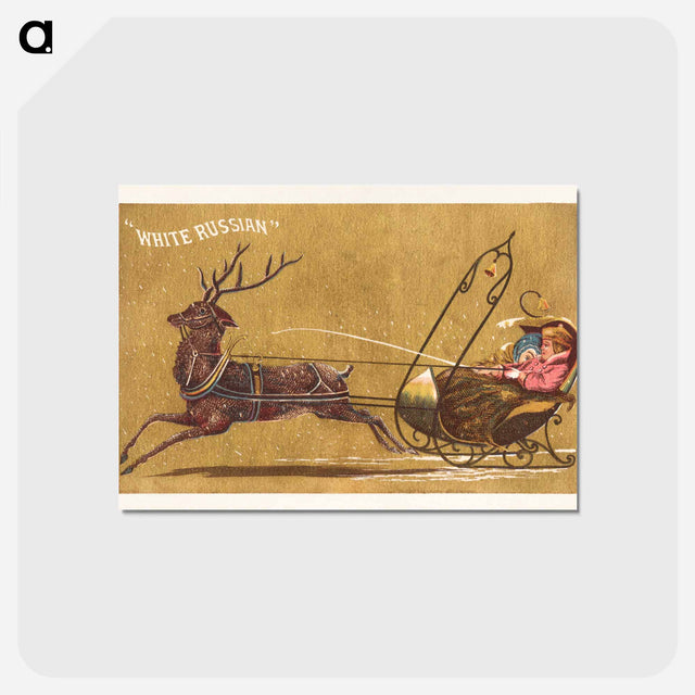 アートポストカード-White Russian
 - ボストン公共図書館 Postcard.